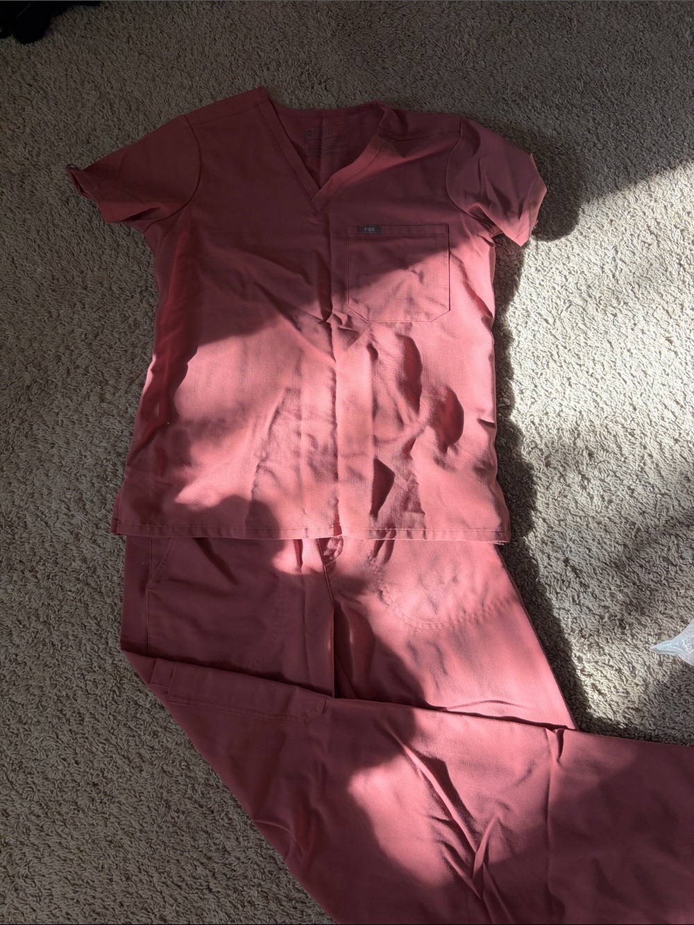Figs Women’s Scrub Set in Dusty Rose